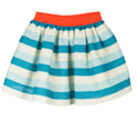 MMS Blue Striped Skirt