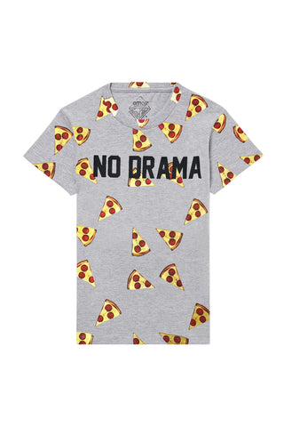 No Drama PIzza Emoji T-shirt