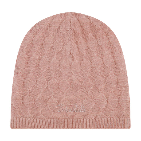 ZK Rose Textured Knit Hat