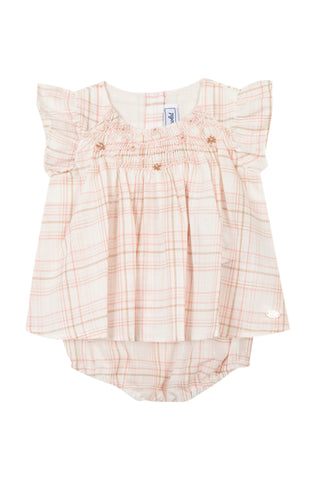 Colin Maillard Pink Plaid Outfit