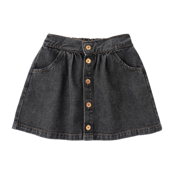 TOC Grey Denim Pocket Skirt