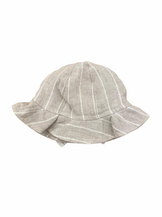 Beige Linen Bucket Hat