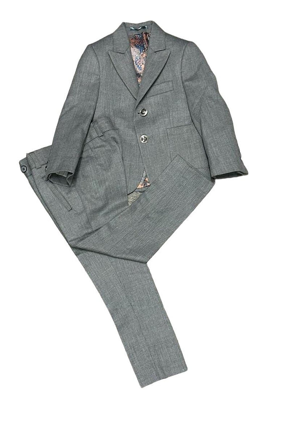 MB Lt Grey Pinstripe Suit