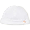 CB White Velour Baby Hat