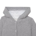 CB Grey Knit Hooded Jacket