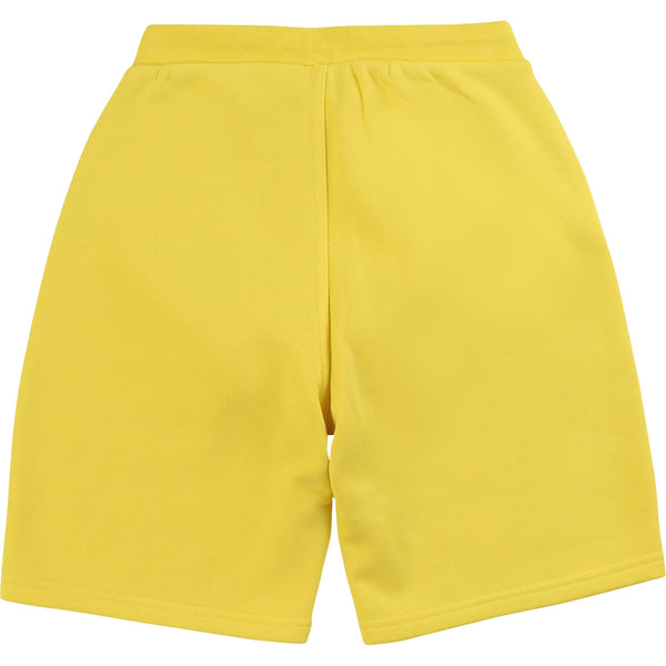 Yellow Logo Detail Shorts