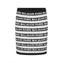 Balmain Black & White Stripe Knit Skirt