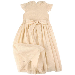 Macy Ivory Tulle Long Dress