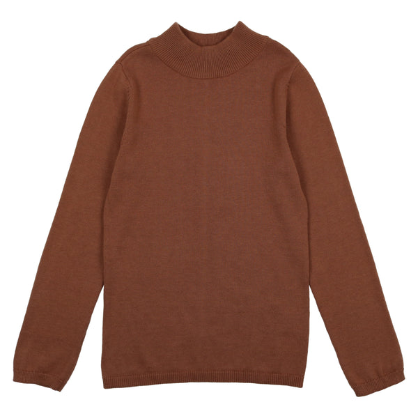 Camel Turtleneck Sweater