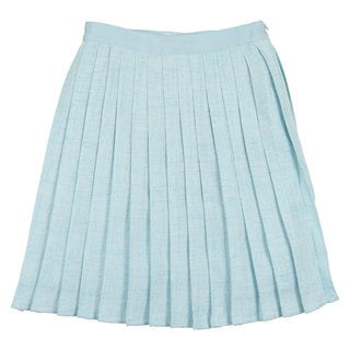 CCB Pale Blue Pleated Skirt