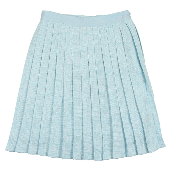 CCB Pale Blue Pleated Skirt