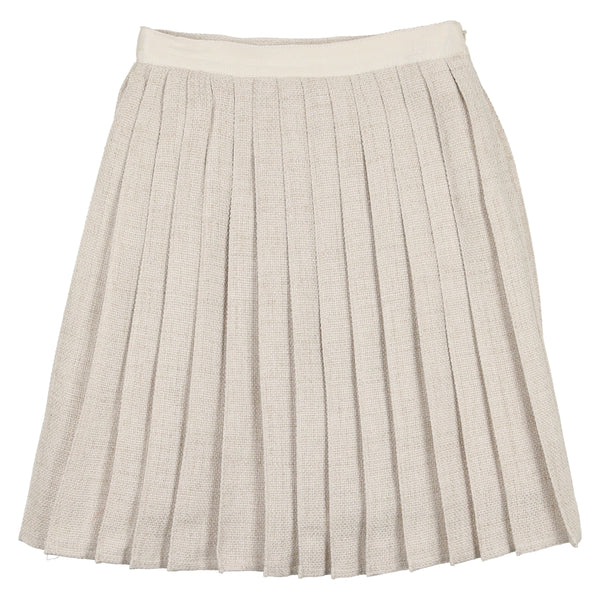 CCB Oatmeal Pleated Skirt