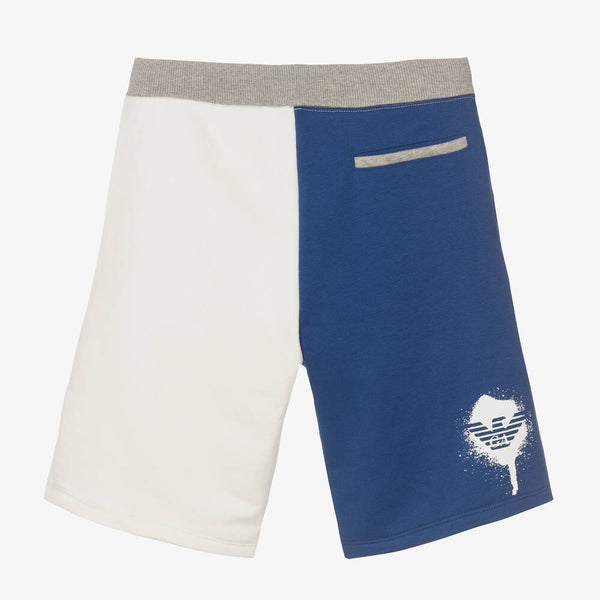 AJ Blue Colorblock Shorts