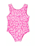 BM Fuchsia Leopard Printed Swimsuit