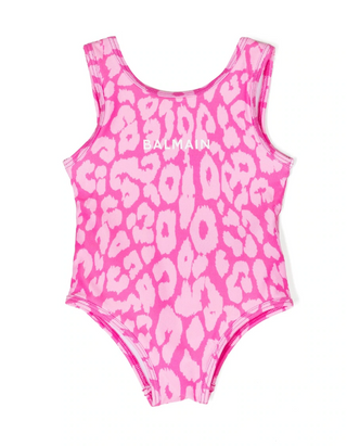 BM Fuchsia Leopard Printed Swimsuit