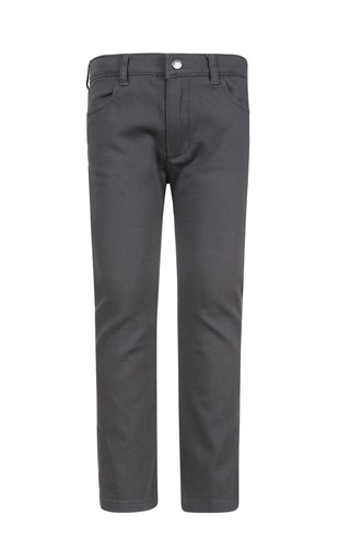 Grey Skinny Twill Pant