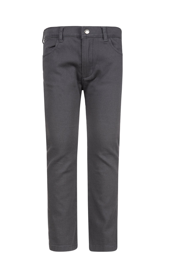 AM Grey Skinny Twill Pant